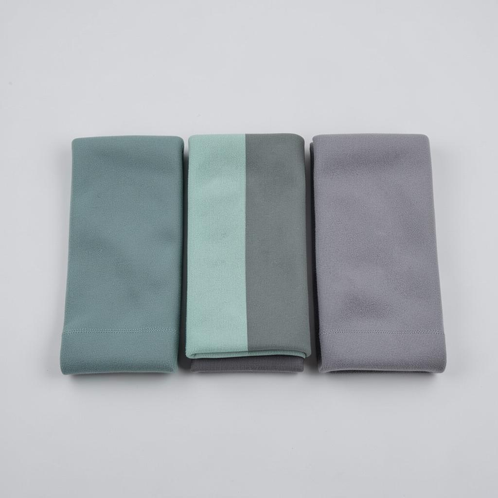 Fabric Resistance Band Set on a plain background